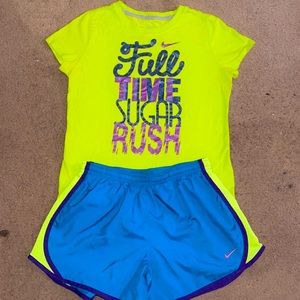 Nike Athletic Shirt & Short Bundle